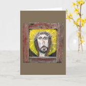 Jesus-Karte Karte (Gelbe Blume)