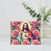 Jesus Karte! Postkarte (Stehend Vorderseite)