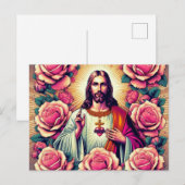 Jesus Karte! Postkarte (Vorne/Hinten)