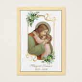 Jesus katholische Beerdigung Gedenkkarte - (Vorderseite)