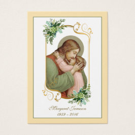 Jesus katholische Beerdigung Gedenkkarte -