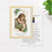 Jesus katholische Beerdigung Gedenkkarte - (Schreibtisch)