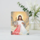 Jesus katholische Beerdigung Gedenkkarte 1 (Stehend Vorderseite)