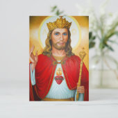 Jesus katholische Postkarte (Stehend Vorderseite)