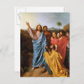 Jesus kehrte die Schlüssel zum Heiligen Peter zurü Postkarte (Vorne/Hinten)