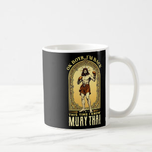 Jesus kennt den Muay Thai Boxing Kickboxing Mixed  Kaffeetasse