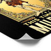 Jesus kennt den Muay Thai Boxing Kickboxing Mixed Poster (Ecke)