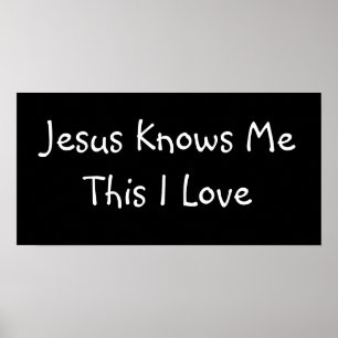 Jesus kennt mich dieses i-Liebe - Custo… - Poster