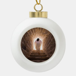 Jesus Keramik Kugel-Ornament
