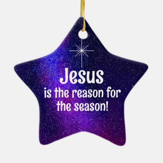 Jesus Keramik Ornament (Hinten)