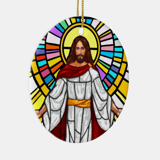 Jesus Keramik Ornament (Rechts)