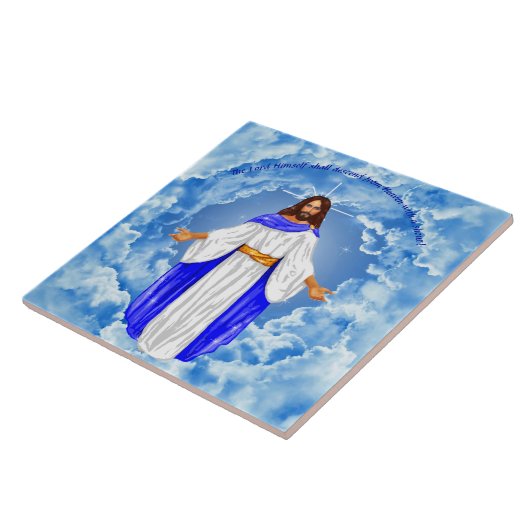 Jesus Keramik Tile Fliese (Seite)