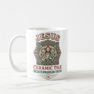 Jesus Keramikfliese Mittelmeer Glaube Jesus Keram Kaffeetasse
