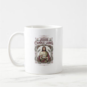 Jesus Kerzenlabel Jesus Kerze Christlicher Glaube Kaffeetasse