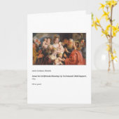 JESUS KIND SUPPORT VATHER'S DAY CARD KARTE (Gelbe Blume)