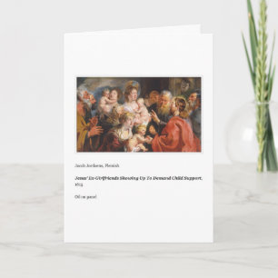 JESUS KIND SUPPORT VATHER'S DAY CARD KARTE