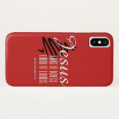 JESUS KING OF KINGS - Christliche Weihnachtsschrif Case-Mate iPhone Hülle (Rückseite (Horizontal))