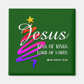 JESUS KING OF KINGS Christmas Magnet (Vorne)