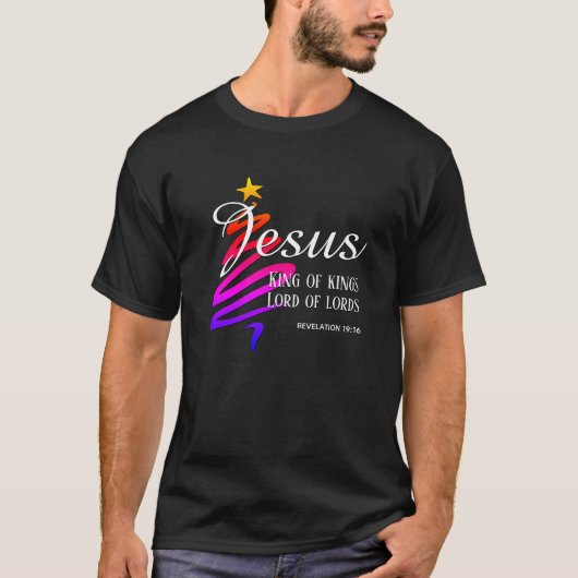 JESUS KING OF KINGS Christmas T-Shirt (Vorderseite)