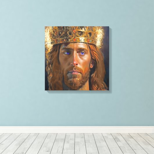 Jesus King of Kings Leinwand (Insitu (Holzboden))
