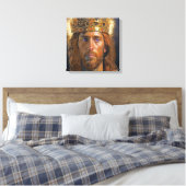 Jesus King of Kings Leinwand (Insitu (Schlafzimmer))