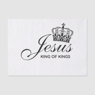 Jesus KING OF KINGS Seidenpapier