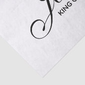 Jesus KING OF KINGS Seidenpapier (Ausschnitt)