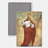 Jesus, King of the World Magnet (Vorderseite/Rückseite)