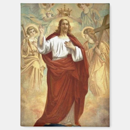 Jesus, King of the World Magnet (Vorderseite)