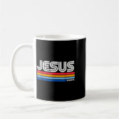 Jesus King Retro Vintage Design  Kaffeetasse (Links)