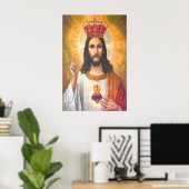 Jesus King Vintage Poster (Heimbüro)
