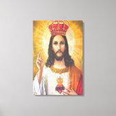 Jesus King wrapped Canvas Leinwanddruck (Vorderseite)