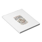 Jesus-Kirche Bulletin Programm Jesus-Kirche Bullet Notizblock (angewinkelt)