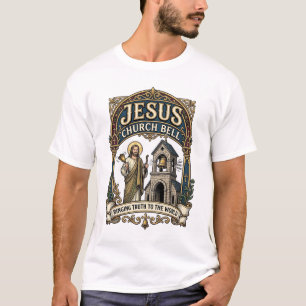 Jesus Kirche Glocke Jesus Kirche Glocke Christlich T-Shirt