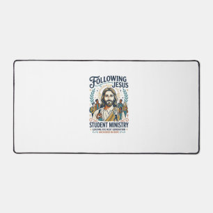 Jesus Kirche Merch Jugendcamp-Shirt Glaube Ba Schreibtischunterlage