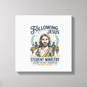 Jesus Kirche Merch Jugendcamp Style Shirt Glaube B Leinwanddruck
