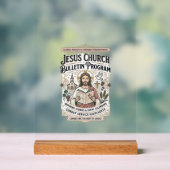 Jesus-Kirche Mitteilungsblatt Programm Jesus-Kirch Acrylschild (Neutral)