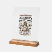 Jesus-Kirche Mitteilungsblatt Programm Jesus-Kirch Acrylschild (Winkel)