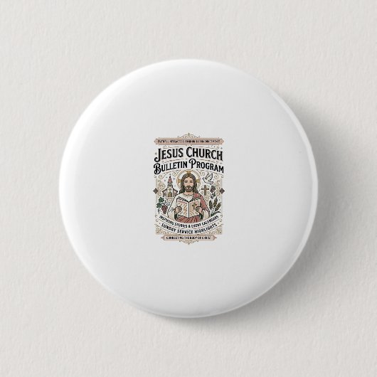Jesus-Kirche Mitteilungsblatt Programm Jesus-Kirch Button (Vorderseite)