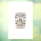 Jesus-Kirche Mitteilungsblatt Programm Jesus-Kirch Fensteraufkleber (Blatt 3)