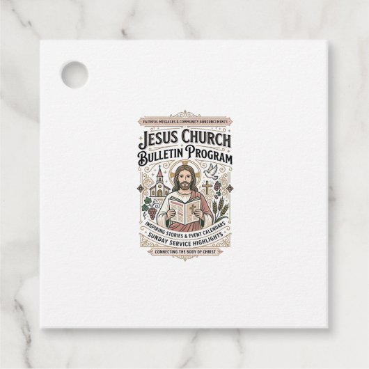 Jesus-Kirche Mitteilungsblatt Programm Jesus-Kirch Geschenkanhänger (Vorderseite)