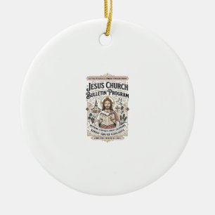 Jesus-Kirche Mitteilungsblatt Programm Jesus-Kirch Keramik Ornament