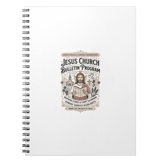 Jesus-Kirche Mitteilungsblatt Programm Jesus-Kirch Notizblock (Vorderseite)
