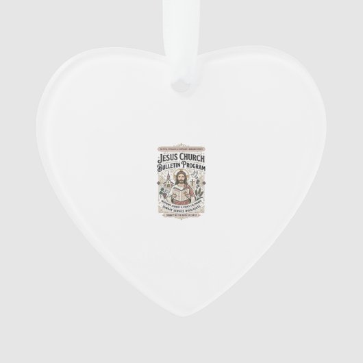 Jesus-Kirche Mitteilungsblatt Programm Jesus-Kirch Ornament (Vorderseite)
