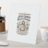 Jesus-Kirche Mitteilungsblatt Programm Jesus-Kirch Sockelschild (In Situ)