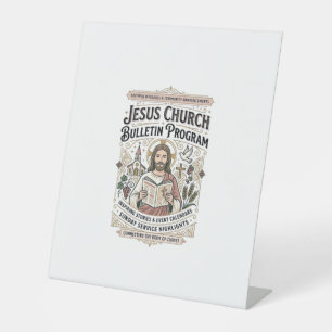 Jesus-Kirche Mitteilungsblatt Programm Jesus-Kirch Sockelschild