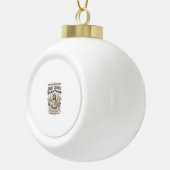 Jesus-Kirchenbulletin-Programm Jesus-Kirchenbullet Keramik Kugel-Ornament (Rechts)