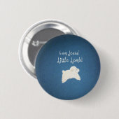 Jesus' Kleines Lamm Button (Vorne & Hinten)