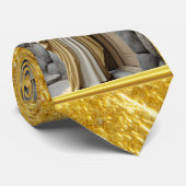 Jesus klopft an der antiken Tür Krawatte (Gerollt)