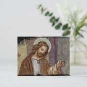 Jesus klopft an der Tür Postkarte (Stehend Vorderseite)
